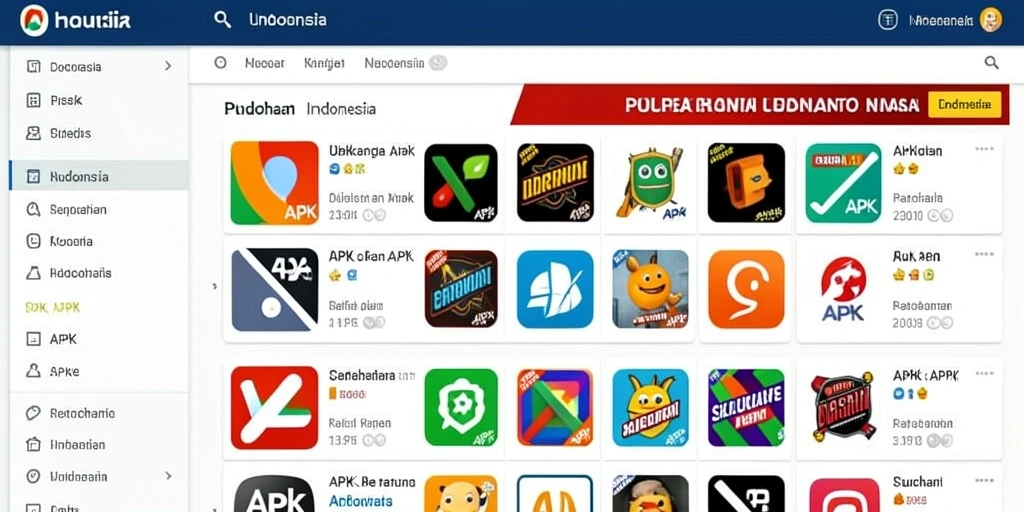 Tampilan menu utama yang menarik dan intuitif.