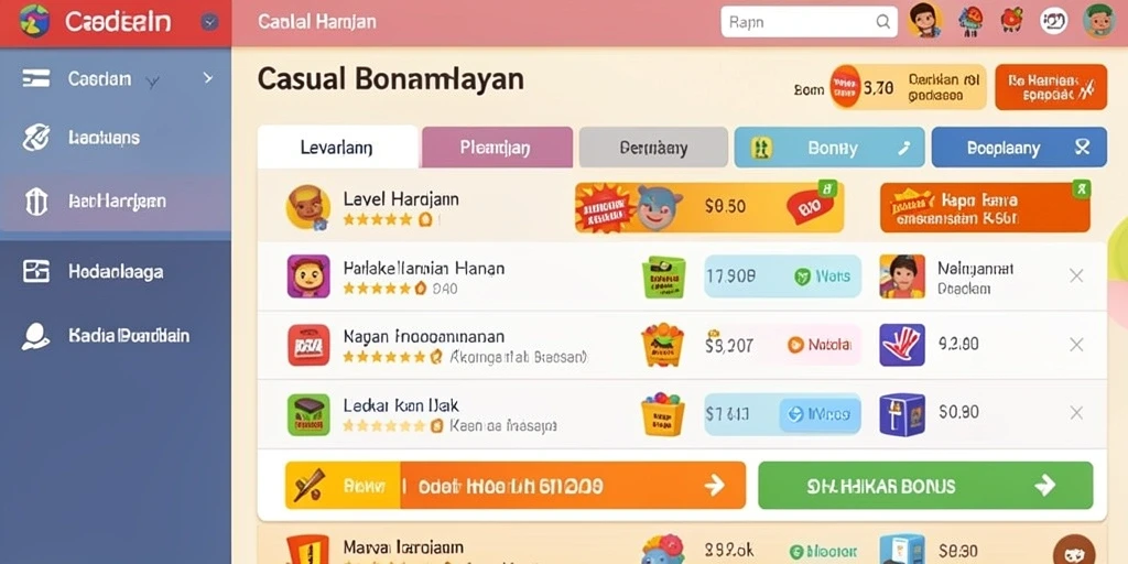 Tampilan antarmuka yang menarik dan user-friendly.
