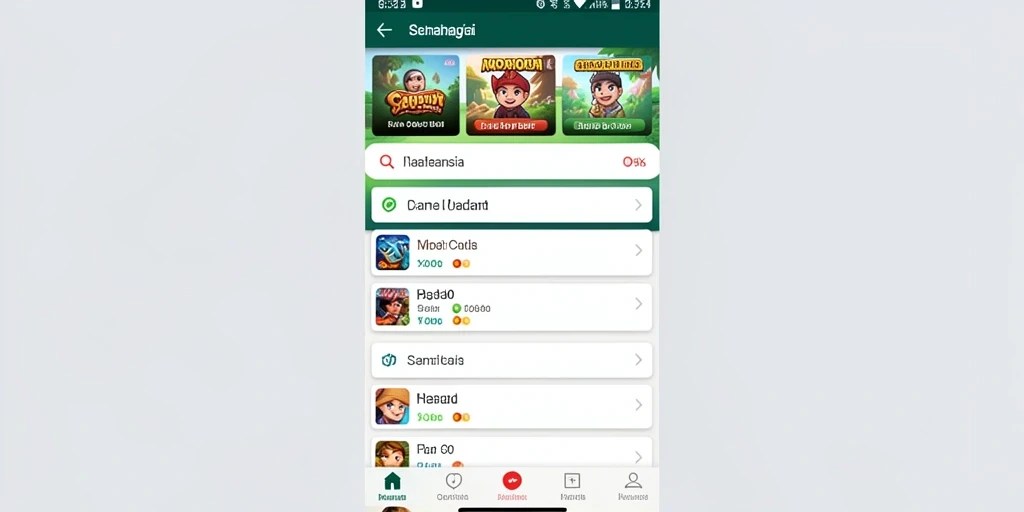 Screenshot 1: Menampilkan tampilan antarmuka utama GOTOTO.