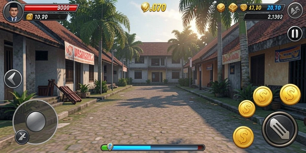 Tampilan antarmuka yang menarik dan jelas.