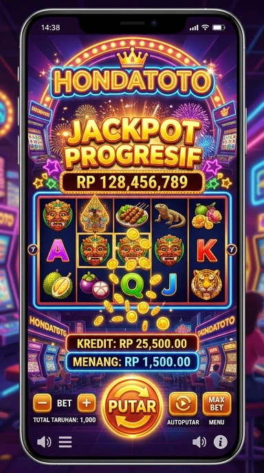 Cuplikan layar menu unduhan hondatoto untuk perangkat Android